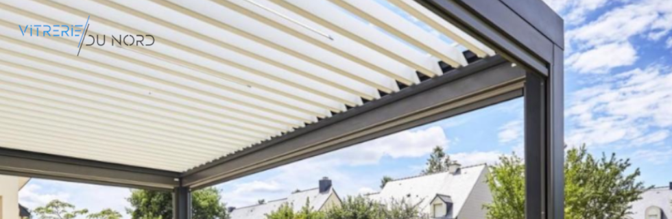 Pergola bio climatique extérieure motorisée